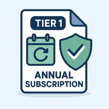 Annual Subscription – Tier 1 Logistics Policy Pack (Update License)